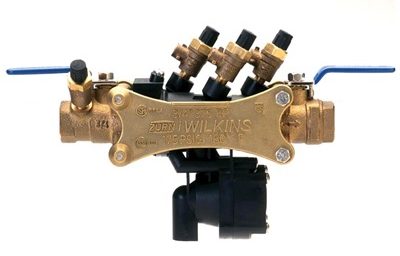 An example of an RPZ valve